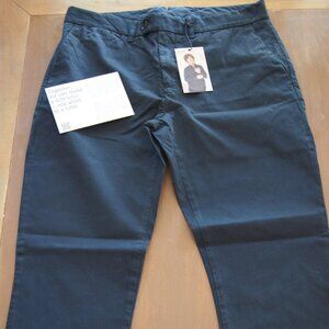 Carpasus Chino Terra Navy Trousers | Size L | New w/ Tags | 100% Organic Cotton